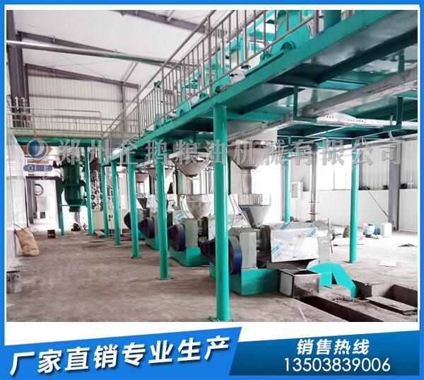 胡麻籽榨油生產線